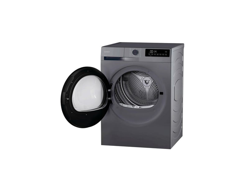 Seche linge pompe a chaleur 9 kg candy prodry 300 gd 9n2br-s gris 16 programmes CAN8059019118963 - Conforama C