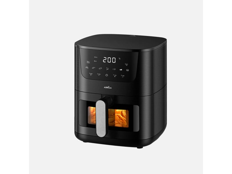  Friteuse à air fabrilamp panpa 5 l 1500 w 7 programmes fenêtre écran tactile noire 275318159 - Conforama A