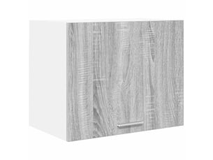 Meuble de rangement, armoire suspendue gris sonoma et blanc 50x31x40cm