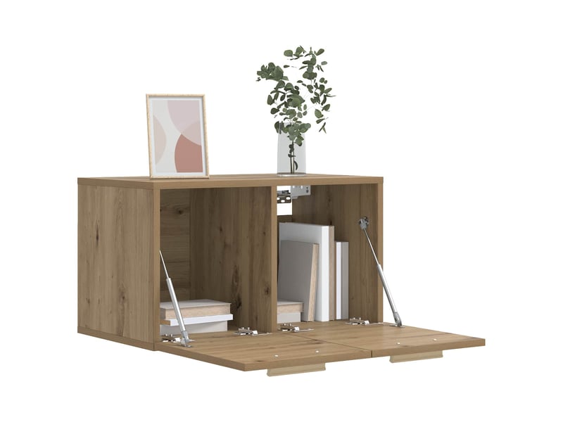  Meuble mural, meuble de rangement salon 60 x 36,5 x 35 cm bois d'ingénierie shl983  - Conforama C