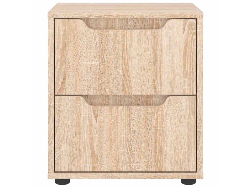  Table de chevet - cabinet de chevet - table de nuit visnes chêne sonoma 45x40x50 cm bois ingénierie  - Conforama C