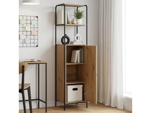 Armoire     <strong></strong> <strong></strong> coloris bois clair largeur 40 cm