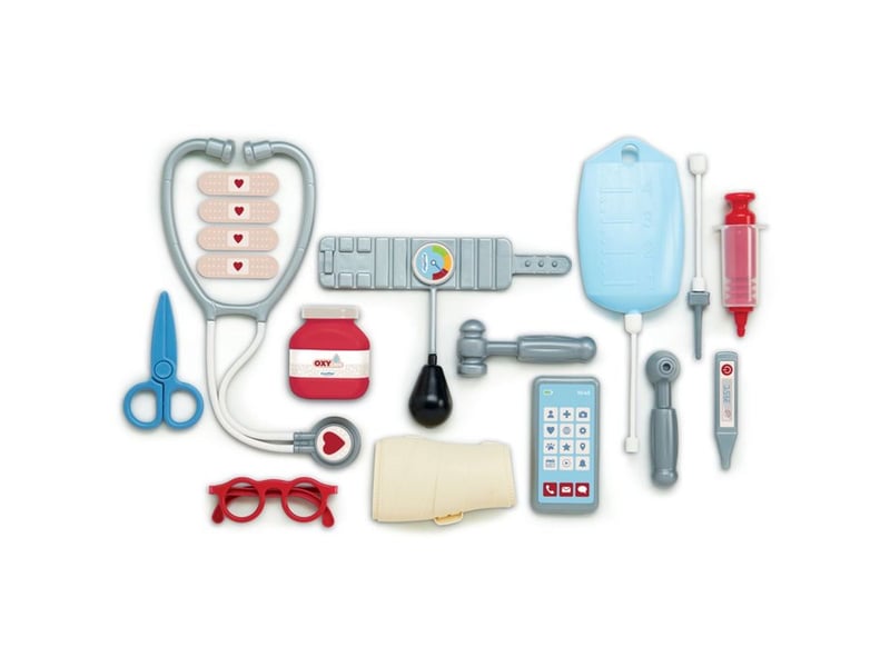  Jeu doyen docteur valisette 17 accessoires rouge 271 - Conforama A