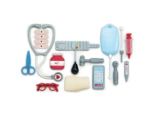 Jeu doyen docteur valisette 17 accessoires rouge