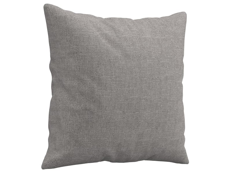  Coussins décoratifs lot de 2 gris clair 40x40 cm tissu  - Conforama C
