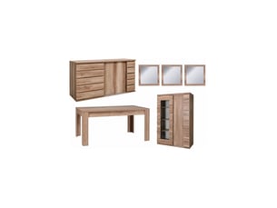 Buffet    <strong>MEUBLORAMA</strong> <strong></strong> - 160 cm coloris bois clair 