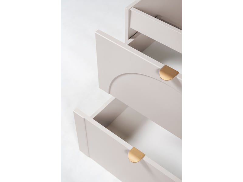 Meuble sous-vasque suspendu aura 160 cm avec plan blanc cachemire mat k - Conforama W