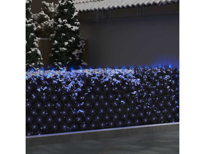  Filet lumineux bleu de noël 3x3 m 306 led intérieurextérieur  - Conforama C
