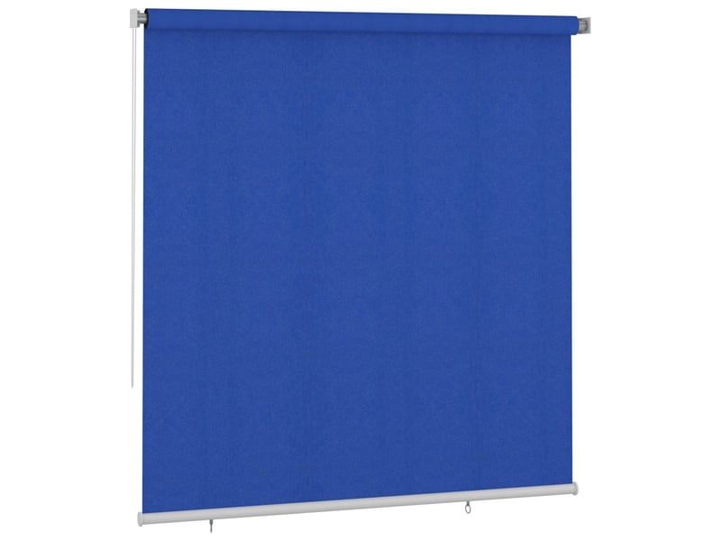  Store enrouleur, store roulant d'extérieur 225 (l) x 230 (h) cm bleu hdpe cf47388  - Conforama A