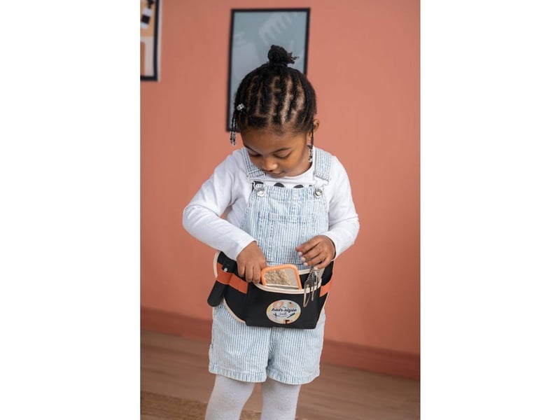  Jeu d'imitation ceinture de coiffeur enfant 8 accessoires avec sangle réglable 7600320173 - Conforama C