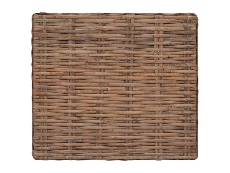  Table basse - table de salon - table à thé gendt rotin naturel naturel 67 x 60 x 30 cm  - Conforama E