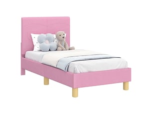 Lit simple 70x140 cm    coloris rose