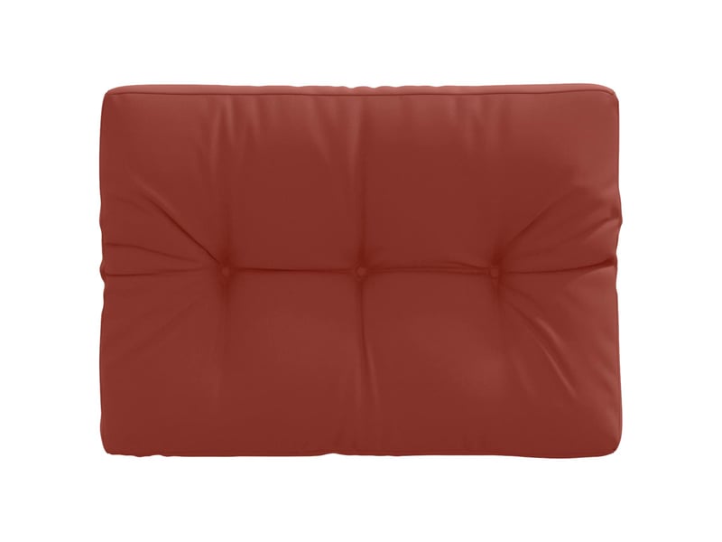  Coussin de dossier de palette, coussin de dos vianen 100 % polyester rouge cf55173  - Conforama D