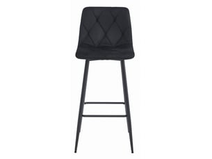 tabouret de bar <strong>SANS MARQUE</strong> - noir hauteur d'assise 76 cm vendu A l'unité