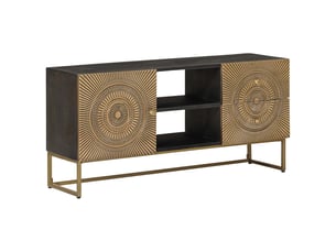 Meuble tv coloris marron 105 cm <strong></strong>  <strong></strong>
