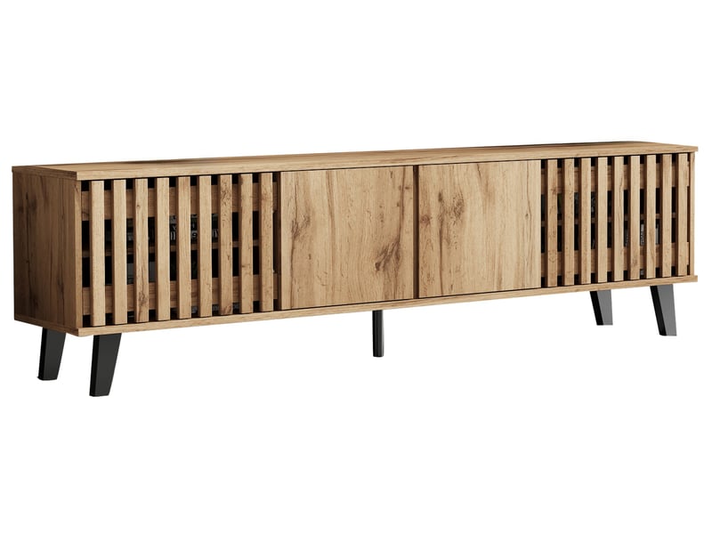  Ensemble meuble tv et sideboard,180x40x55 cm 150x40x95 cm,avec rangement,mdf,effet bois  - Conforama D