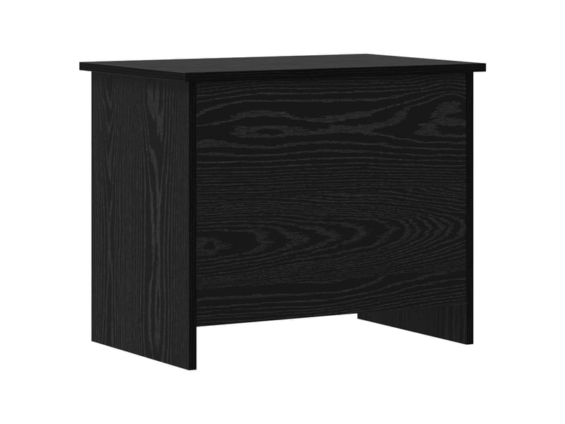 Coffre de rangement avec stockage chêne noir 60x40x50 cm - Conforama A
