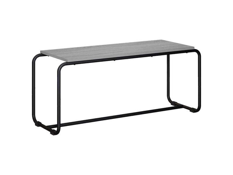  Meuble tv moderne, banc tv 98x35,5x42 cm sonoma gris bois d'ingénierie  - Conforama A
