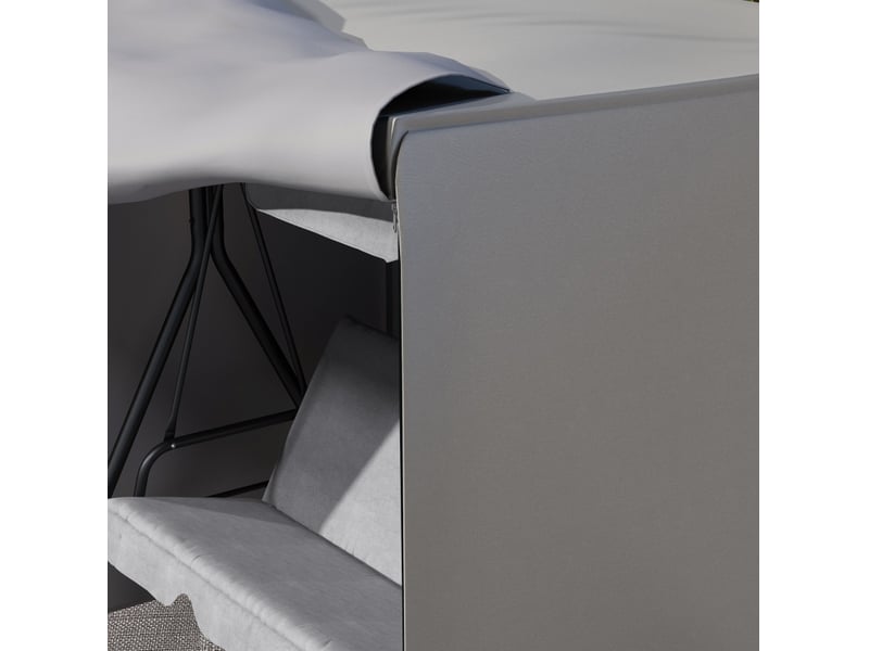  Housse de protection pour balancelle de jardin 177x114x152 cm imperméable protection solaire gris  - Conforama D