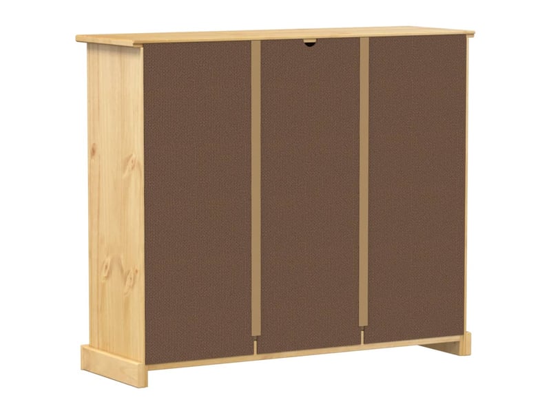  Meuble à chaussure, armoire à chaussures corona 99x32x85 cm bois de pin massif  - Conforama E
