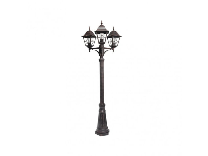 Lampadaire extérieur fabrilamp bootes 3 x e27 marron ip44 153-228 x 62 x 62 cm 149343002 - Conforama C