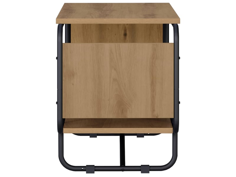  Meuble tv moderne, banc tv 80x36x45 cm chêne artisanal bois d'ingénierie  - Conforama D