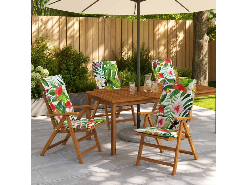 Lot de 4 coussins de chaise à dossier haut gemert cf59305 - Conforama B