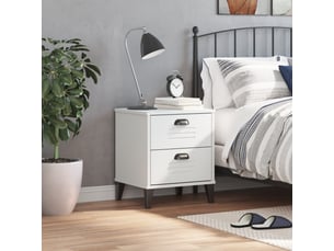 Table de chevet - cabinet de chevet - table de nuit viken blanc bois d'ingénierie