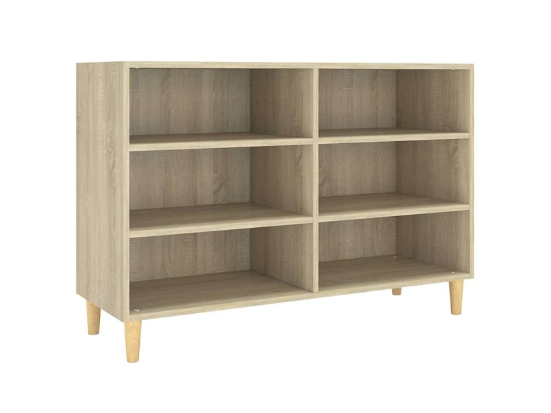  Buffet, meuble de rangement salon chêne sonoma 103,5x35x70 cm bois d'ingénierie  - Conforama A