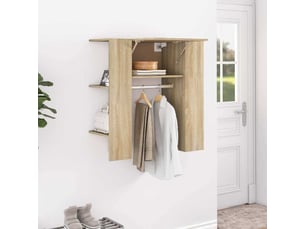 Meuble de rangement, armoire de couloir chêne sonoma 97,5x37x99 cm bois d'ingénierie