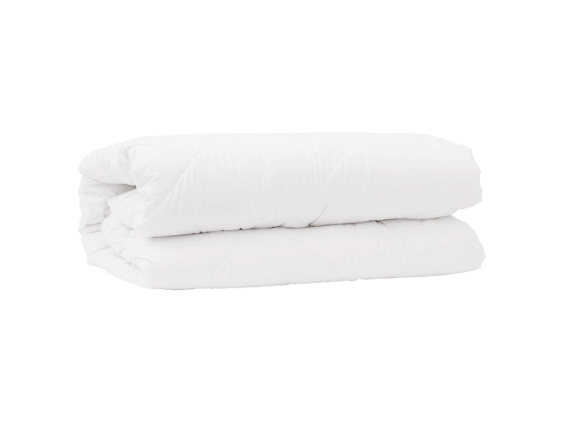 Ensemble de duvet avec oreiller 2 pcs - couette blanc microfibre - Conforama D