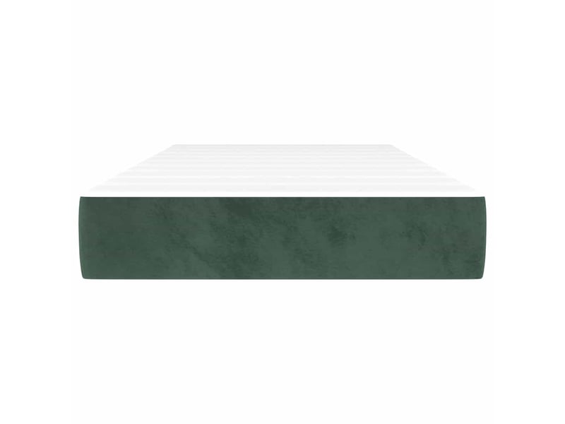 Matelas de lit à ressorts ensachés fermeté moyenne vert foncé 80x200x20 cm - Conforama C