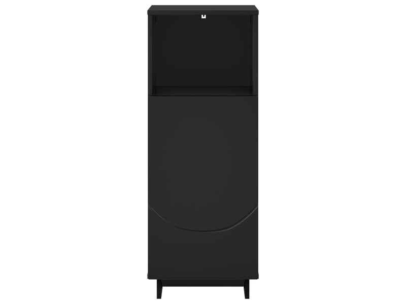  Armoire de salle de bain, meuble de rangement noir 36.5x38x95 cm  - Conforama D