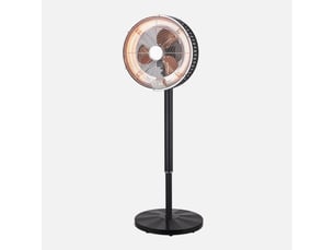 Ventilateur sur pied fabrilamp practico 55 w 3 vitesses noir