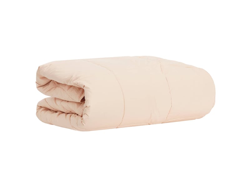  Couette - duvet 240 x 260 cm toutes saisons fibre de kapok beige  - Conforama D