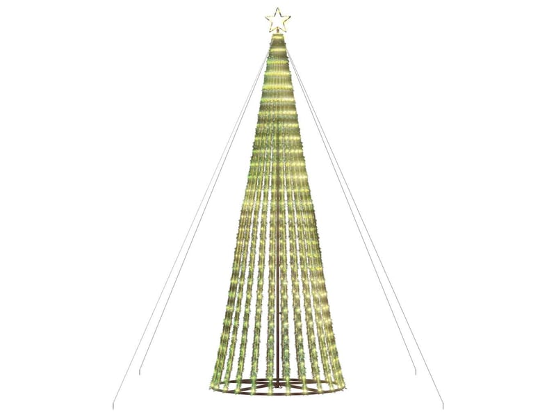 Sapin de noël, arbre de noël à led 1028 led blanc chaud 403 cm - Conforama E
