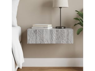 Vidaxl table d'appoint murale 87,5 x 34,5 x 17 cm bois d'ingénierie