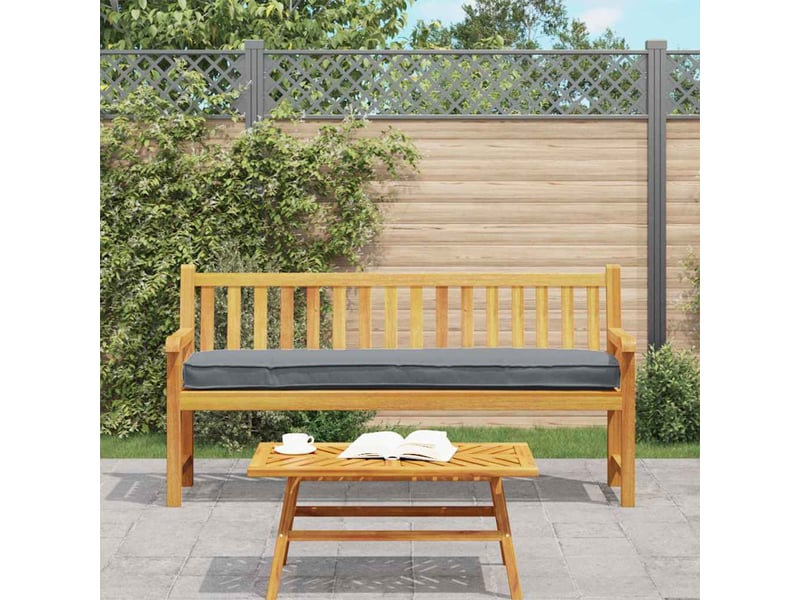 Coussin de palette, coussin de chaise, coussin de canapé tissu oxford anthracite 180 x 40 x 8 cm cf55473 - Conforama D