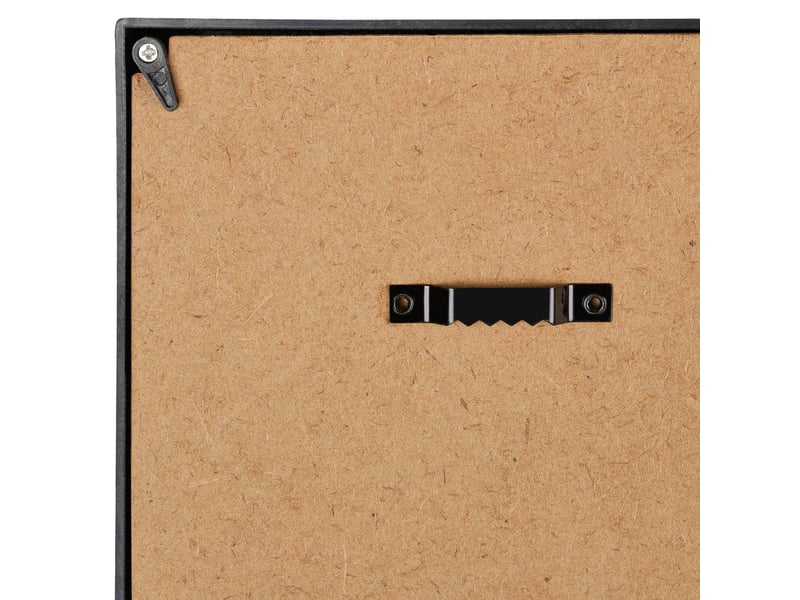  Cadre photo pêle-mêle mural collage 70,5 x 70,5 x 3,5 cm décoratif pour 10 photos en plastique noir 13_0010461  - Conforama E