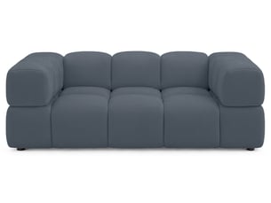Selsey hollme - canapé - 190 cm - velours bleu clair