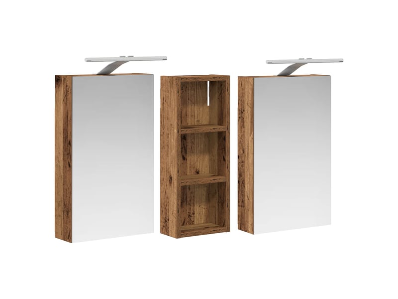  Ensemble de meubles de salle de bain 3 pcs 80x10.5x50 cm shl6394  - Conforama E