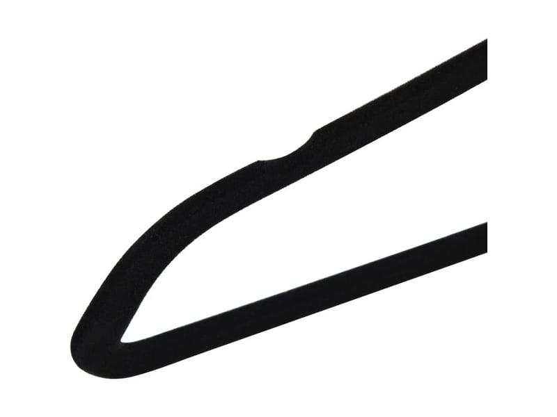  Vidaxl – cintres antidérapants velours 20 pcs – crochet rotatif 360° – empêche le glissement – pour pantalons et vêtements lourds  - Conforama D