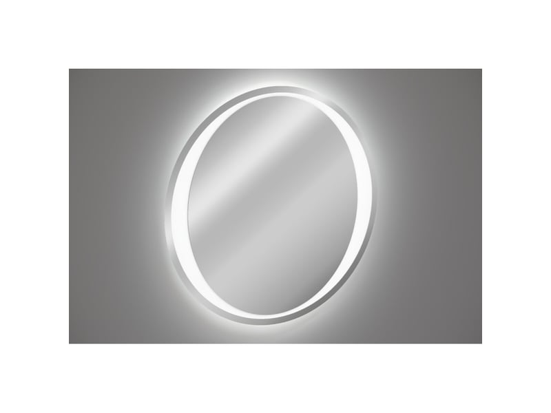  Miroir salle de bain led rond 60 cm rétroéclairage blanc design  - Conforama D