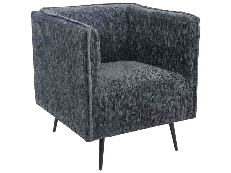  Fauteuil en tissu gris 71,5x73x82 cm h  - Conforama A