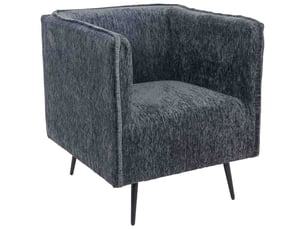 Fauteuil en tissu gris 71,5x73x82 cm h