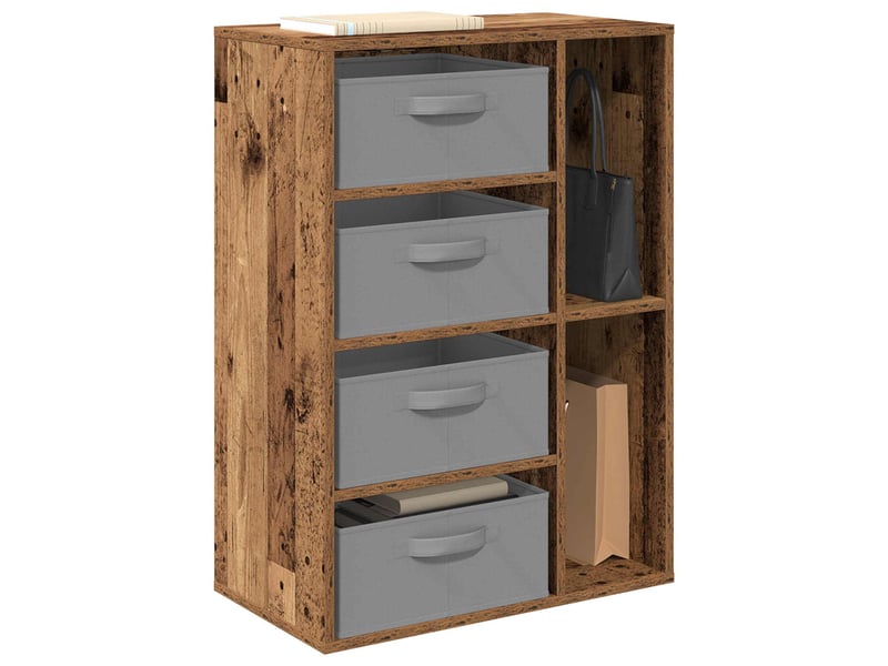  Buffet - bahut - meuble de rangement bois ancien 60 x 33,5 x 84 cm  - Conforama C
