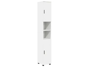 Cabinet de salle de bain, armoire salle de bain blanc 30 x 35 x 192 cm cf65235