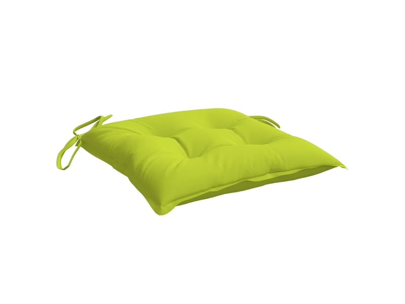 Lot de 6 coussins de palette, coussins de canapé vert brillant 50x50x7 cm cf59752 - Conforama E