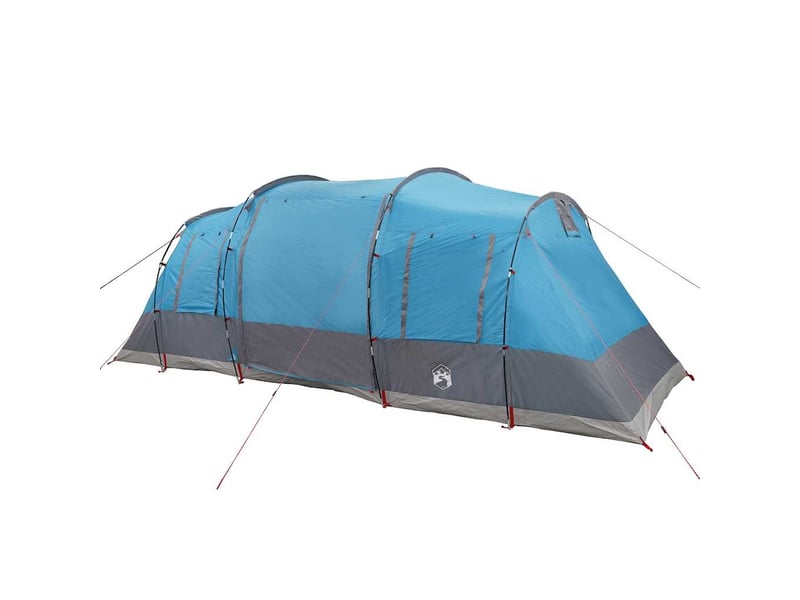 Tente de camping, tente tunnel 4 personnes bleu imperméable shl74505 - Conforama E