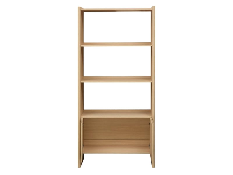  Bibliothèque john rectangulaire 85x180cm beige JOHN - Conforama C